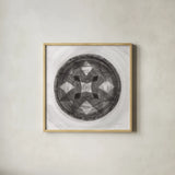 Woven Beauty III BW by Albena Hristova. Shown in a natural wood glass frame for a timeless modern aesthetic. Available as an archival giclee rolled canvas, fine art paper, or poster print. SKU 56852a.