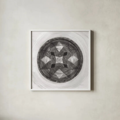 Woven Beauty III BW by Albena Hristova. Shown in a crisp white glass frame for a clean and minimalist style. Available as an archival giclee rolled canvas, fine art paper, or poster print. SKU 56852a.