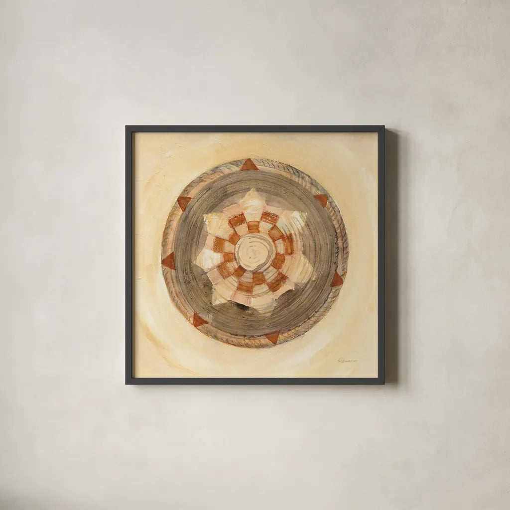 Woven Beauty IV by Albena Hristova. Shown in a sleek black glass frame for a contemporary gallery look. Available as an archival giclee rolled canvas, fine art paper, or poster print. SKU 53333a.