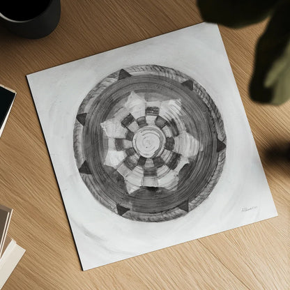 Woven Beauty IV BW by Albena Hristova. Shown as a detailed flat fine art print, highlighting archival giclee quality. Available as an archival giclee rolled canvas, fine art paper, or poster print. SKU 56853a.