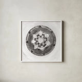 Woven Beauty IV BW by Albena Hristova. Shown in a crisp white glass frame for a clean and minimalist style. Available as an archival giclee rolled canvas, fine art paper, or poster print. SKU 56853a.