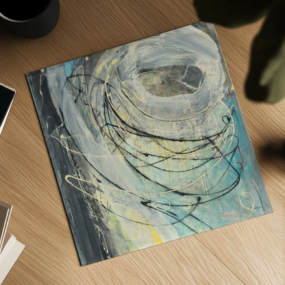 Yellow Tinted Twister by Albena Hristova. Shown as a detailed flat fine art print, highlighting archival giclee quality. Available as an archival giclee rolled canvas, fine art paper, or poster print. SKU 46704a.