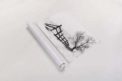 Along the Way by Aledanda. shown as a rolled paper print. Available as archival giclee rolled canvas, fine art paper, or poster print. SKU 37467i.