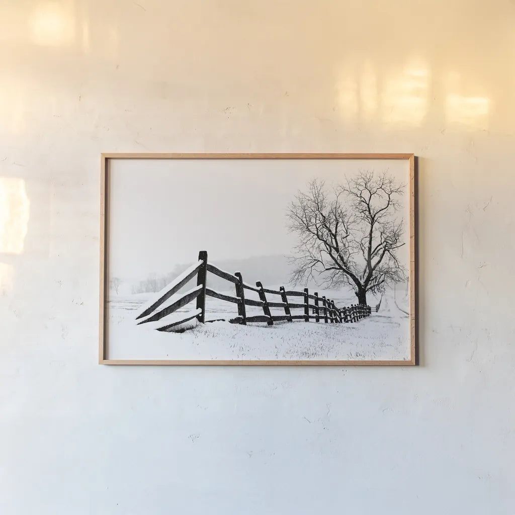 Along the Way by Aledanda. shown as a paper print in a natural frame. Available as a archival giclee rolled canvas, fine art paper, or poster print. SKU 37467i.