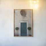 Always Welcome by Aledanda. shown as a paper print in a natural frame. Available as a archival giclee rolled canvas, fine art paper, or poster print. SKU 58393h.