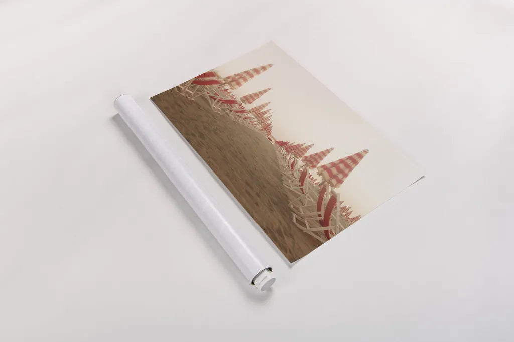 At the Beach I by Aledanda. shown as a rolled paper print. Available as archival giclee rolled canvas, fine art paper, or poster print. SKU 58385i.