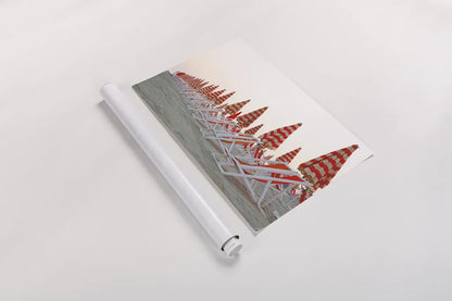 At the Beach II by Aledanda. shown as a rolled paper print. Available as archival giclee rolled canvas, fine art paper, or poster print. SKU 58386i.