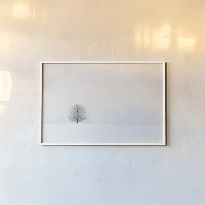 Bare Winter by Aledanda. shown as a paper print in a white frame. Available as a archival giclee rolled canvas, fine art paper, or poster print. SKU 37445i.