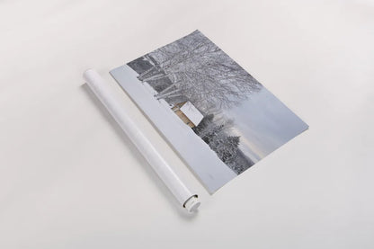 Barn with a View by Aledanda. shown as a rolled paper print. Available as archival giclee rolled canvas, fine art paper, or poster print. SKU 60527i.