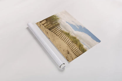 Beach Dunes I by Aledanda. shown as a rolled paper print. Available as archival giclee rolled canvas, fine art paper, or poster print. SKU 46210i.