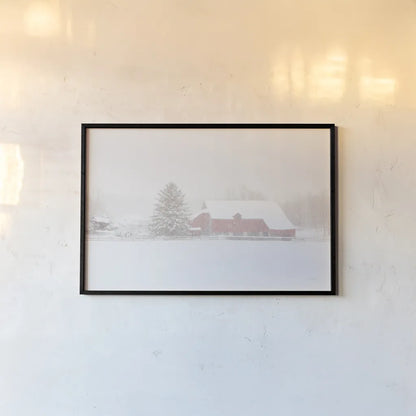 Big Red by Aledanda. shown as a paper print in a black flame. Available as a archival giclee rolled canvas, fine art paper, or poster print. SKU 60530i.