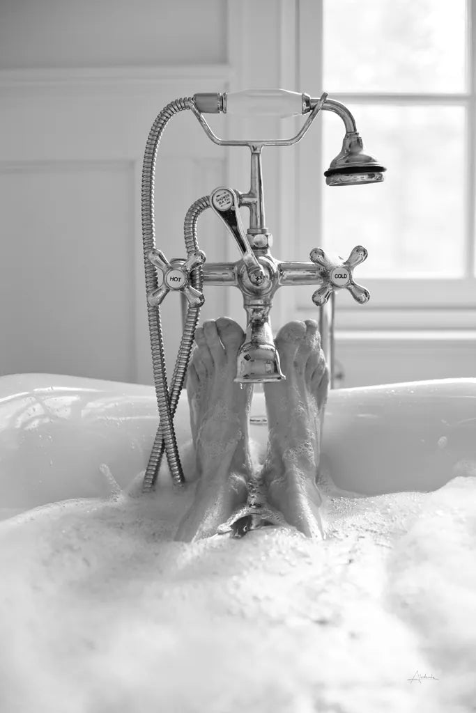 Bubble Bath I by Aledanda. SKU 57992h. Archival Giclee Fine art print for wall decor.