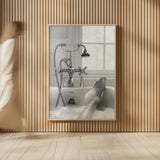 Bubble Bath II by Aledanda. shown as over sized large wall art. Available as an archival giclee rolled canvas, fine art paper, or poster print. SKU 57993h.