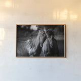 Buddies by Aledanda. shown as a paper print in a natural frame. Available as a archival giclee rolled canvas, fine art paper, or poster print. SKU 47853i.