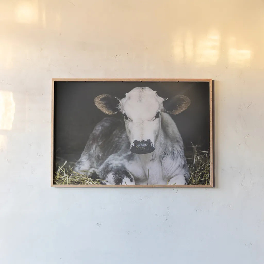 Busy Day Crop by Aledanda. shown as a paper print in a natural frame. Available as a archival giclee rolled canvas, fine art paper, or poster print. SKU 38315i.