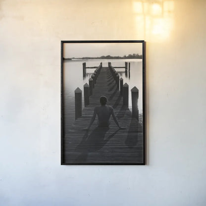 Casting Shadows by Aledanda. shown as a paper print in a black flame. Available as a archival giclee rolled canvas, fine art paper, or poster print. SKU 37446h.