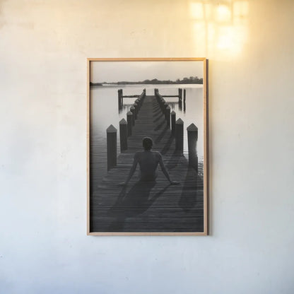 Casting Shadows by Aledanda. shown as a paper print in a natural frame. Available as a archival giclee rolled canvas, fine art paper, or poster print. SKU 37446h.