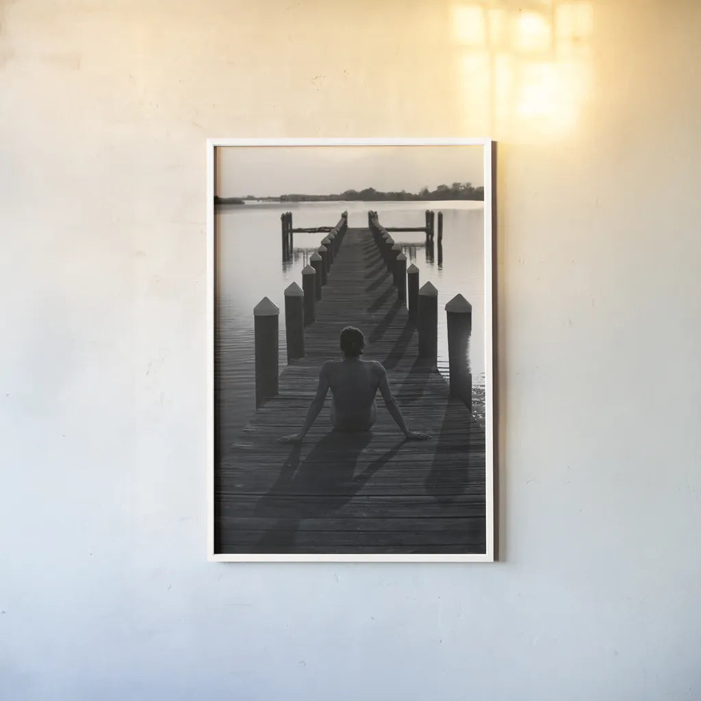 Casting Shadows by Aledanda. shown as a paper print in a white frame. Available as a archival giclee rolled canvas, fine art paper, or poster print. SKU 37446h.