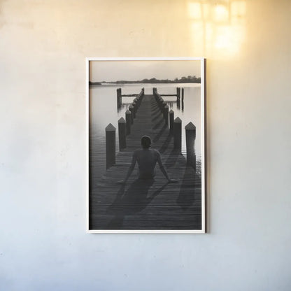 Casting Shadows by Aledanda. shown as a paper print in a white frame. Available as a archival giclee rolled canvas, fine art paper, or poster print. SKU 37446h.