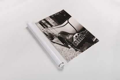 Classic Car V by Aledanda. shown as a rolled paper print. Available as archival giclee rolled canvas, fine art paper, or poster print. SKU 37462h.