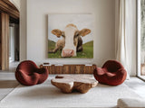Close Up I Crop by Aledanda. Shown as extra-large giant wall art in a modern living room. Available as an archival giclee rolled canvas, fine art paper, or poster print. SKU 38291a.