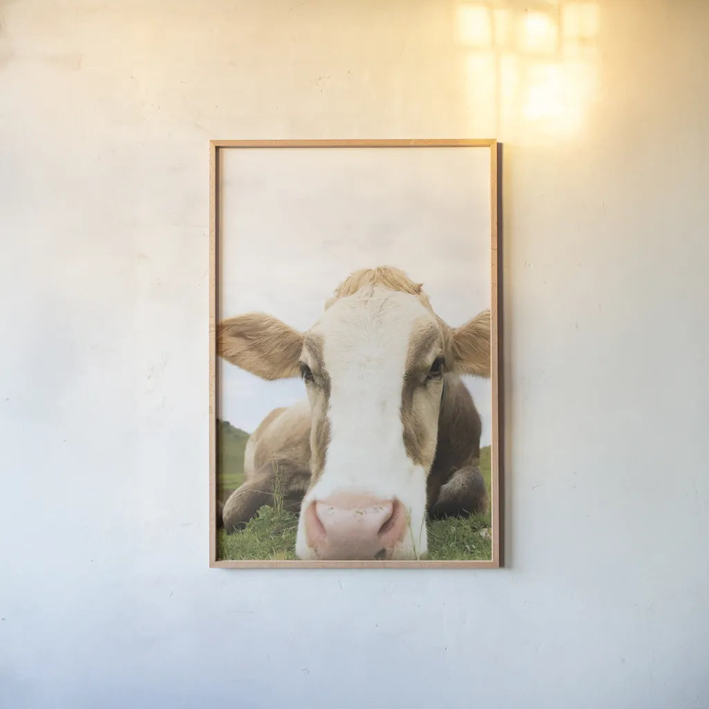 Close Up I v2 Crop by Aledanda. shown as a paper print in a natural frame. Available as a archival giclee rolled canvas, fine art paper, or poster print. SKU 43244h.