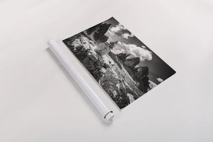 Dolomiti II by Aledanda. shown as a rolled paper print. Available as archival giclee rolled canvas, fine art paper, or poster print. SKU 64365i.