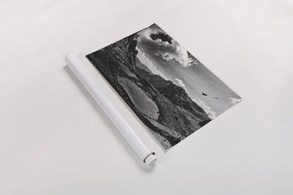 Dolomiti III by Aledanda. shown as a rolled paper print. Available as archival giclee rolled canvas, fine art paper, or poster print. SKU 64366i.