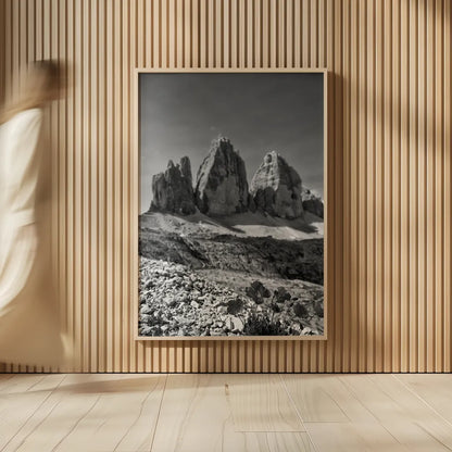 Dolomiti IV by Aledanda. shown as over sized large wall art. Available as an archival giclee rolled canvas, fine art paper, or poster print. SKU 64367h.