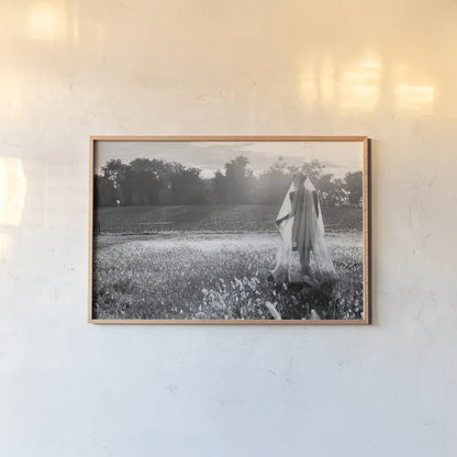 Dressing Up by Aledanda. shown as a paper print in a natural frame. Available as a archival giclee rolled canvas, fine art paper, or poster print. SKU 38327i.