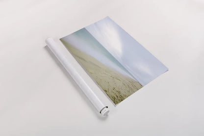 Early Morning Beach by Aledanda. shown as a rolled paper print. Available as archival giclee rolled canvas, fine art paper, or poster print. SKU 46204i.