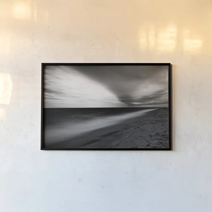 Edge of the Earth by Aledanda. shown as a paper print in a black flame. Available as a archival giclee rolled canvas, fine art paper, or poster print. SKU 64368i.