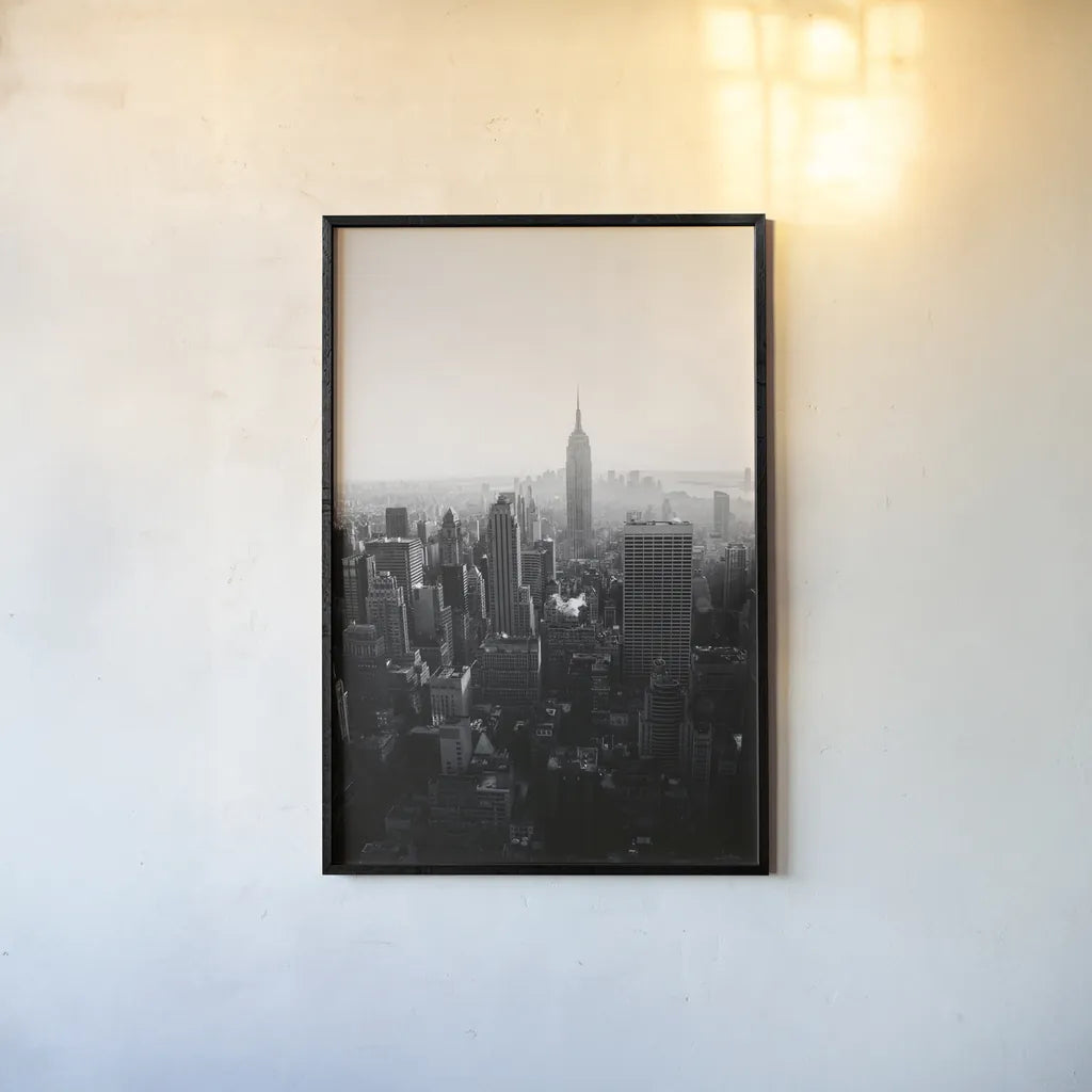 Empire by Aledanda. shown as a paper print in a black flame. Available as a archival giclee rolled canvas, fine art paper, or poster print. SKU 64369h.