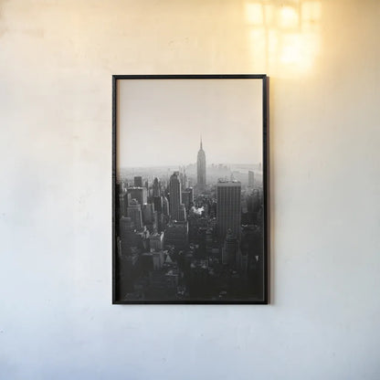 Empire by Aledanda. shown as a paper print in a black flame. Available as a archival giclee rolled canvas, fine art paper, or poster print. SKU 64369h.