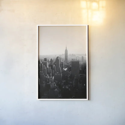 Empire by Aledanda. shown as a paper print in a white frame. Available as a archival giclee rolled canvas, fine art paper, or poster print. SKU 64369h.
