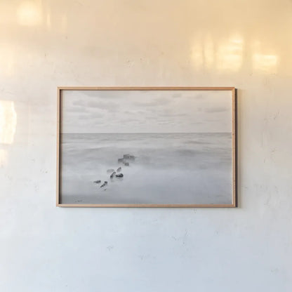 Ends and Beginnings by Aledanda. shown as a paper print in a natural frame. Available as a archival giclee rolled canvas, fine art paper, or poster print. SKU 64371i.