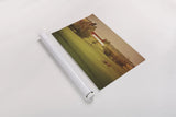 Fall Farm by Aledanda. shown as a rolled paper print. Available as archival giclee rolled canvas, fine art paper, or poster print. SKU 38288i.