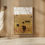 Fall Field II by Aledanda. shown as over sized large wall art. Available as an archival giclee rolled canvas, fine art paper, or poster print. SKU 38284h.
