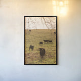 Fall Field II by Aledanda. shown as a paper print in a black flame. Available as a archival giclee rolled canvas, fine art paper, or poster print. SKU 38284h.