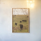 Fall Field II by Aledanda. shown as a paper print in a natural frame. Available as a archival giclee rolled canvas, fine art paper, or poster print. SKU 38284h.