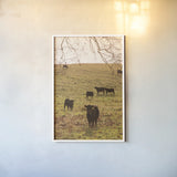 Fall Field II by Aledanda. shown as a paper print in a white frame. Available as a archival giclee rolled canvas, fine art paper, or poster print. SKU 38284h.