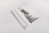 First Snow BW Crop by Aledanda. shown as a rolled paper print. Available as archival giclee rolled canvas, fine art paper, or poster print. SKU 60966i.