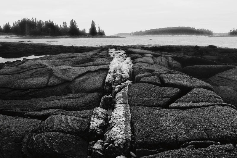 Fissures in Maine by Aledanda. SKU 64372i. Archival Giclee Fine art print for wall decor.