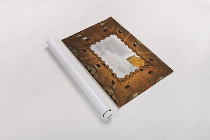 From the Courtyard by Aledanda. shown as a rolled paper print. Available as archival giclee rolled canvas, fine art paper, or poster print. SKU 71237h.