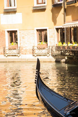 Gondola Reflections by Aledanda. SKU 81695h. Archival Giclee Fine art print for wall decor.
