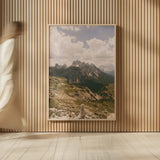 Grassy Mountain Slopes by Aledanda. shown as over sized large wall art. Available as an archival giclee rolled canvas, fine art paper, or poster print. SKU 63230h.