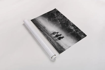 Horse Country Crop by Aledanda. shown as a rolled paper print. Available as archival giclee rolled canvas, fine art paper, or poster print. SKU 38300i.