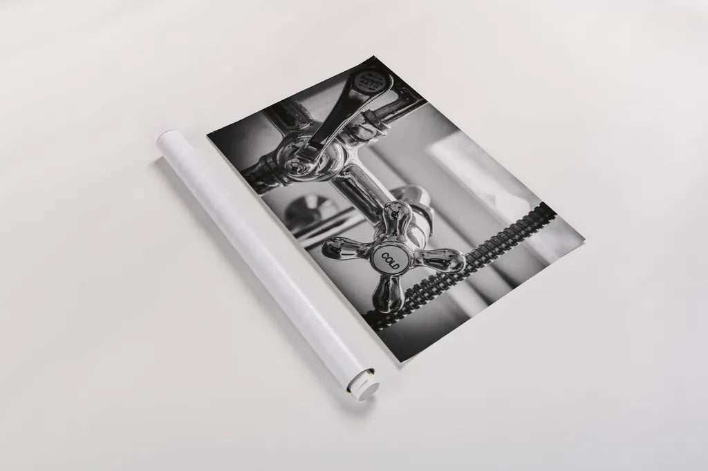 Hot and Cold I  by Aledanda. shown as a rolled paper print. Available as archival giclee rolled canvas, fine art paper, or poster print. SKU 58220i.