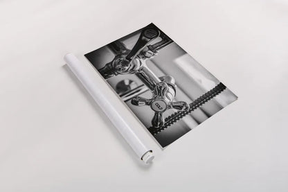 Hot and Cold I  by Aledanda. shown as a rolled paper print. Available as archival giclee rolled canvas, fine art paper, or poster print. SKU 58220i.