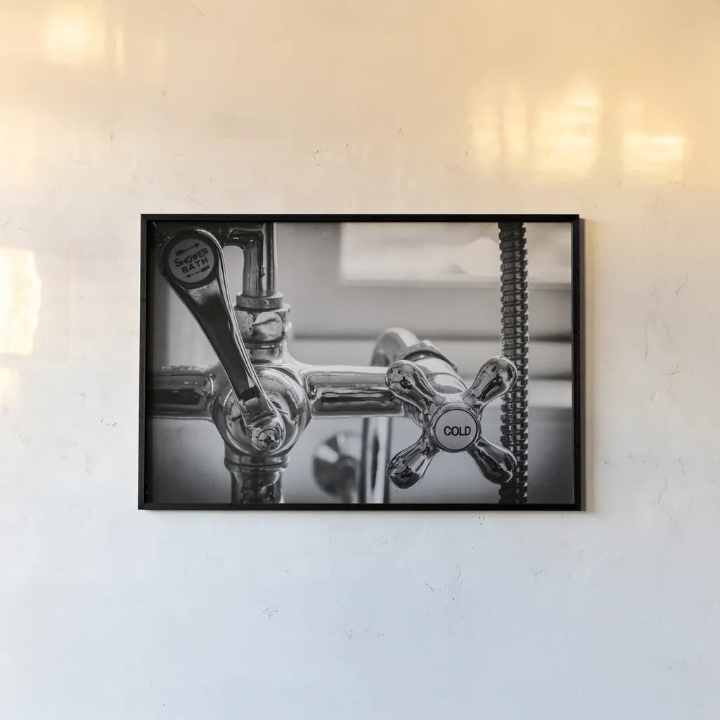 Hot and Cold I  by Aledanda. shown as a paper print in a black flame. Available as a archival giclee rolled canvas, fine art paper, or poster print. SKU 58220i.